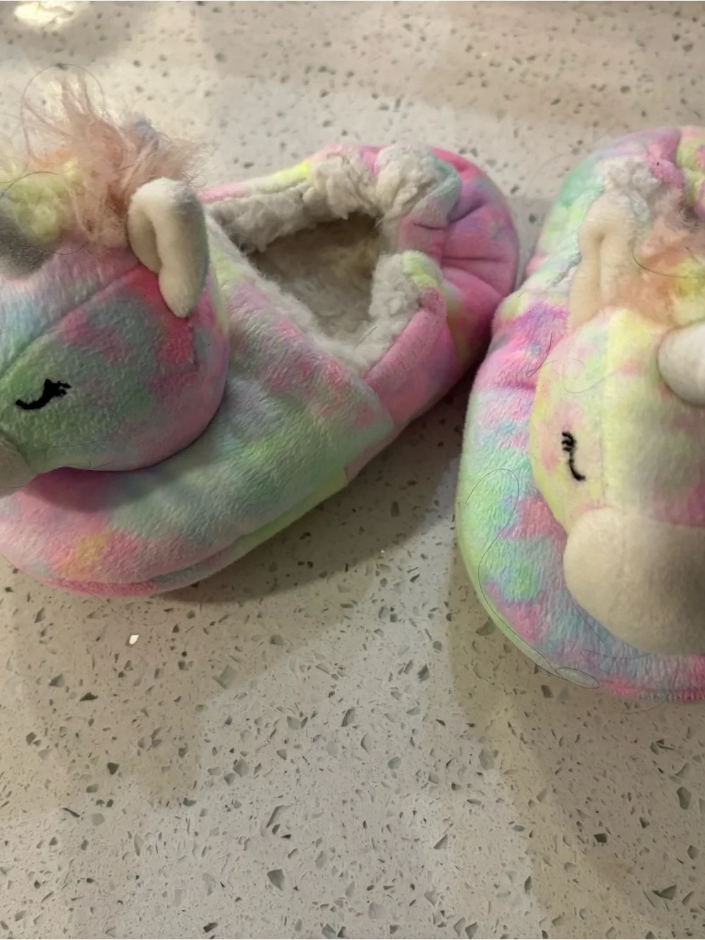 Target Pastel Rainbow Unicorn Kids Slippers